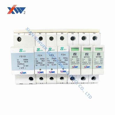 قیمت خوب بلوک پایانه نصب کابینت دستگاه محافظ برق صاعقه گیر FYBC 250V 35KA آنلاین