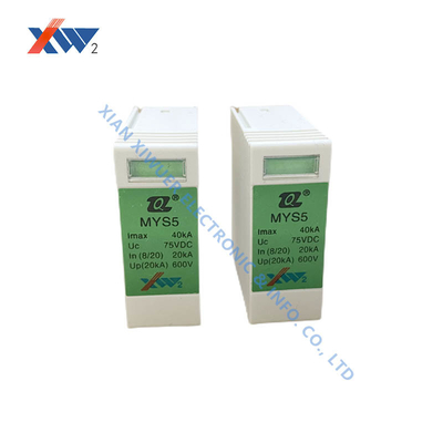 75V 20kA 40kA واحد فاز قدرت اضافه محافظ دستگاه AC محافظ اضافه محافظ