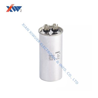 قیمت خوب 30 UF فیلم پلی پروپیلن خازن دی الکتریک، خازن 450 VAC Ac CBB65 آنلاین