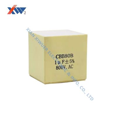 قیمت خوب CBB80B 800 VAC خازن فیلم ولتاژ بالا AC متالیزه سبک وزن آنلاین