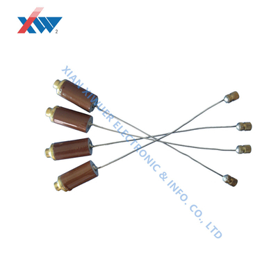 CT811 35kVAC 150pF تهویه دهنده های خط زنده تهویه دهنده های سرامیکی ولتاژ بالا با سرب که در نشان دادن خط زنده استفاده می شود