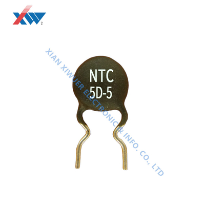 5D-7 نوع برق NTC ترمیستور سرکوب کننده جریان برق مدار الکترونیکی تولید شده
