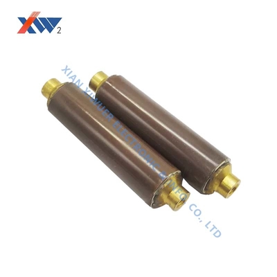 خازن خط زنده ولتاژ بالا 40.5kV 10pF خازن لوله ولتاژ بالا برای عایق