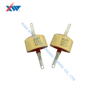 10KV 33PF خازن سرامیکی با فرکانس بالا که در میدان فرکانس بالا با ثبات بالا استفاده می شود